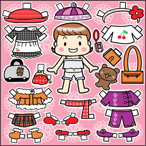 着せ替えちゃん まちがい探し&着せ替え