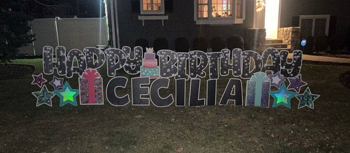 custom sign lawn lawn sign birthday lawn yard graduation mens birthday signs 60th birthday