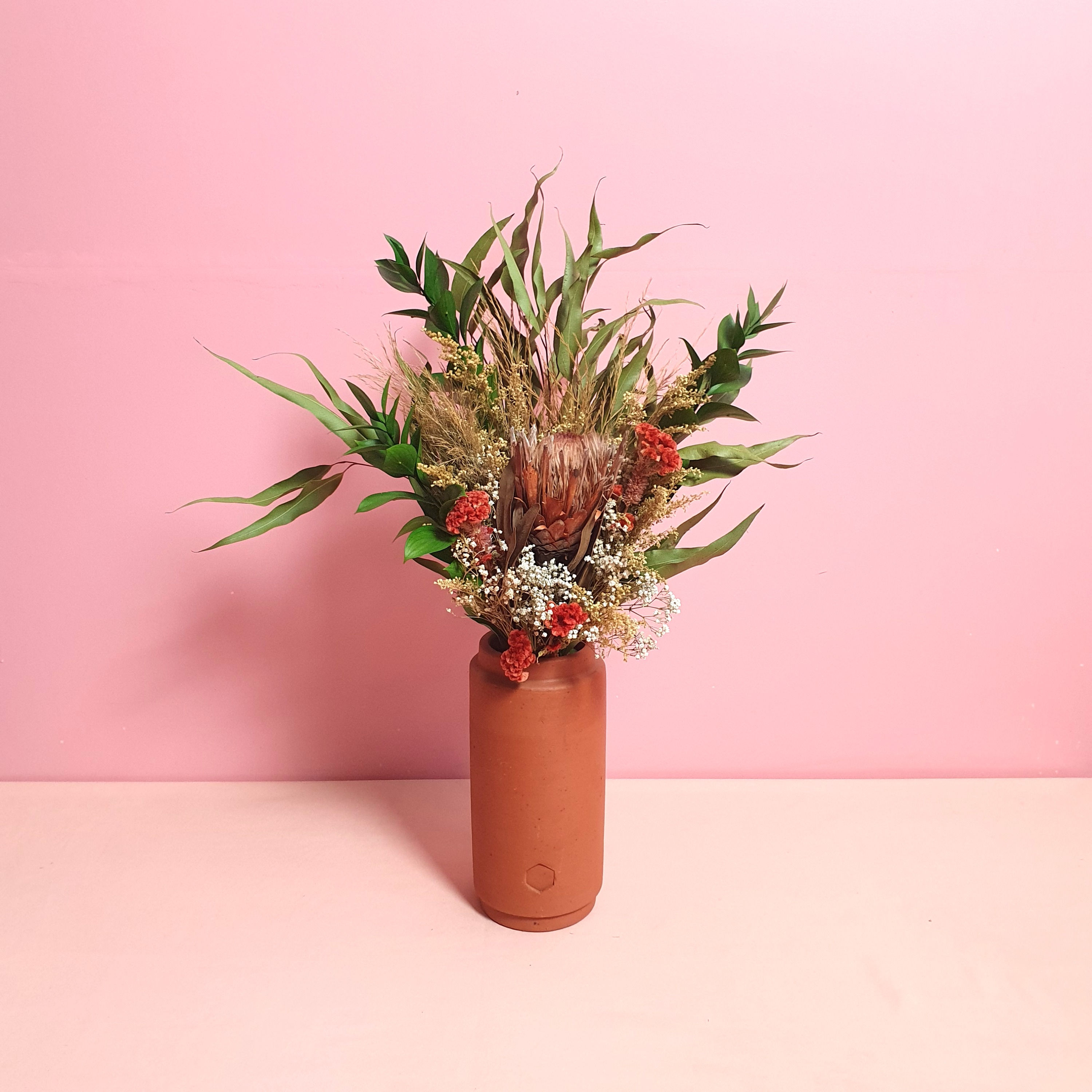 arranjo rainha dos raios - g | vaso alto