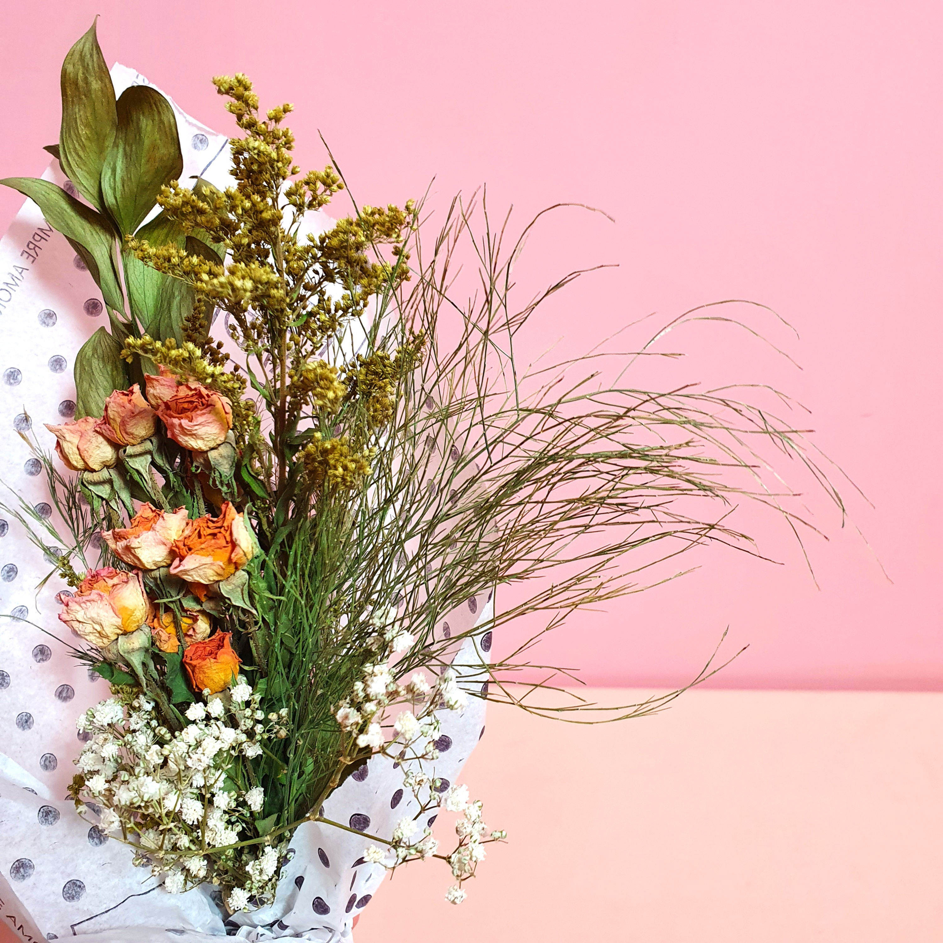 arranjo ultimo romantico - m | papel de seda