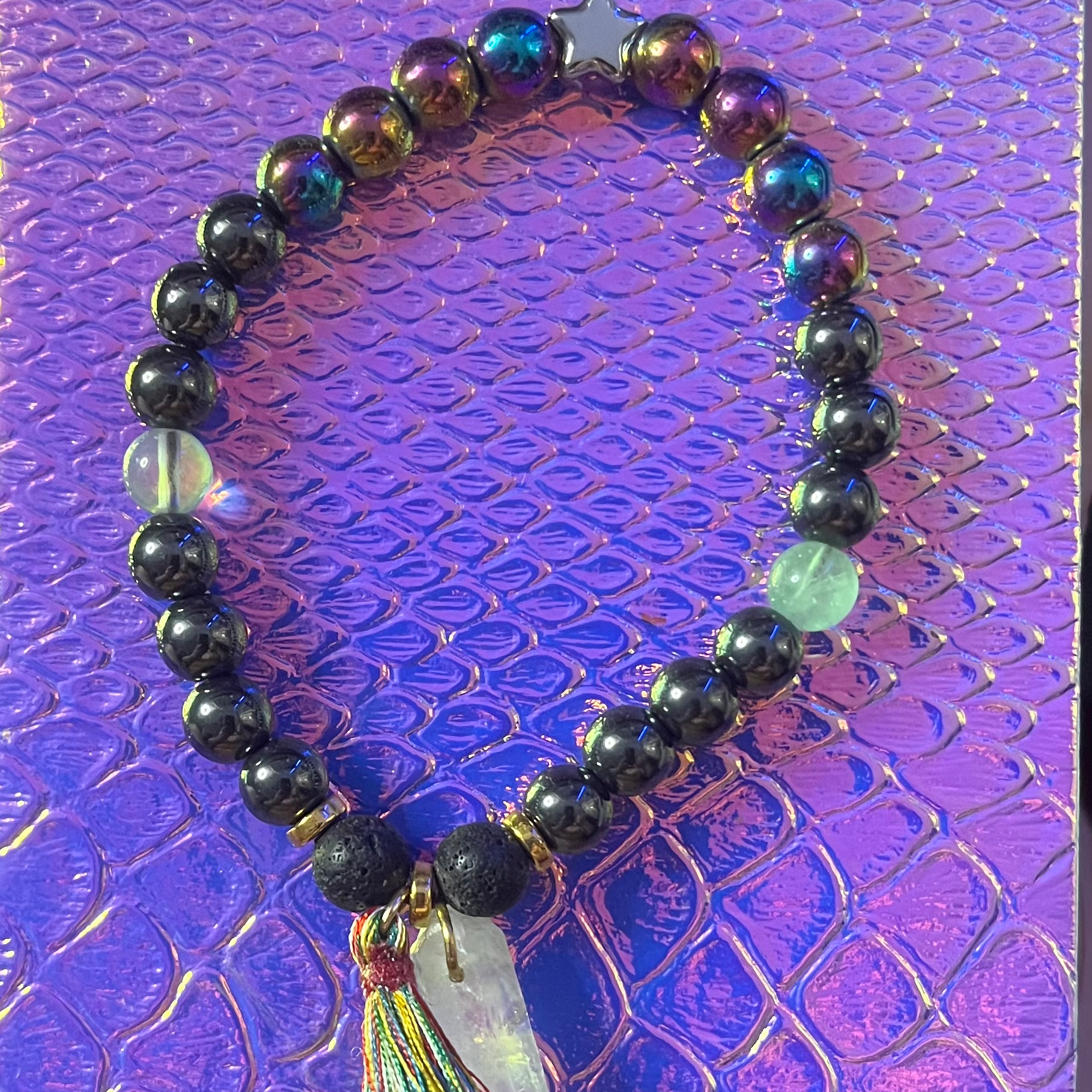 Galaxy Grounding Crystal Bracelet