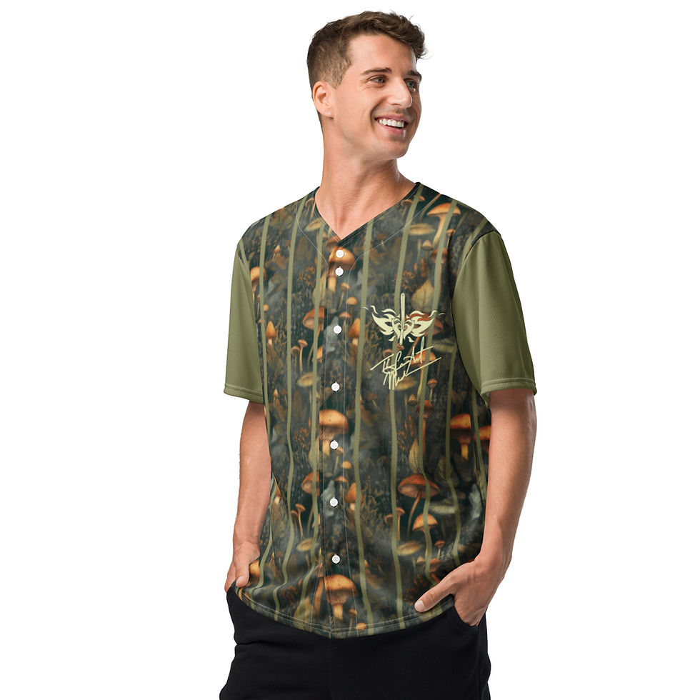 Thumbnail: Fine Art Medium Nature Lover Baseball Jersey