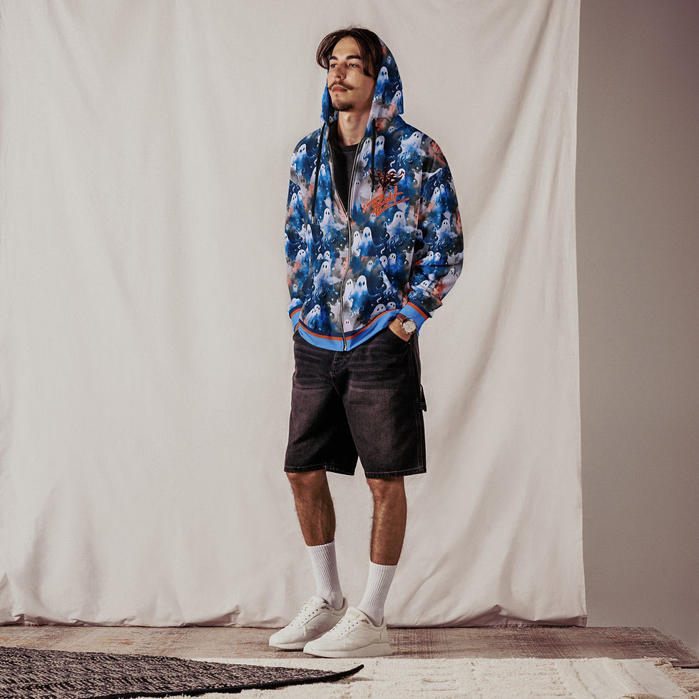 Thumbnail: The Fine Art Medium Ghost Zip Hoodie