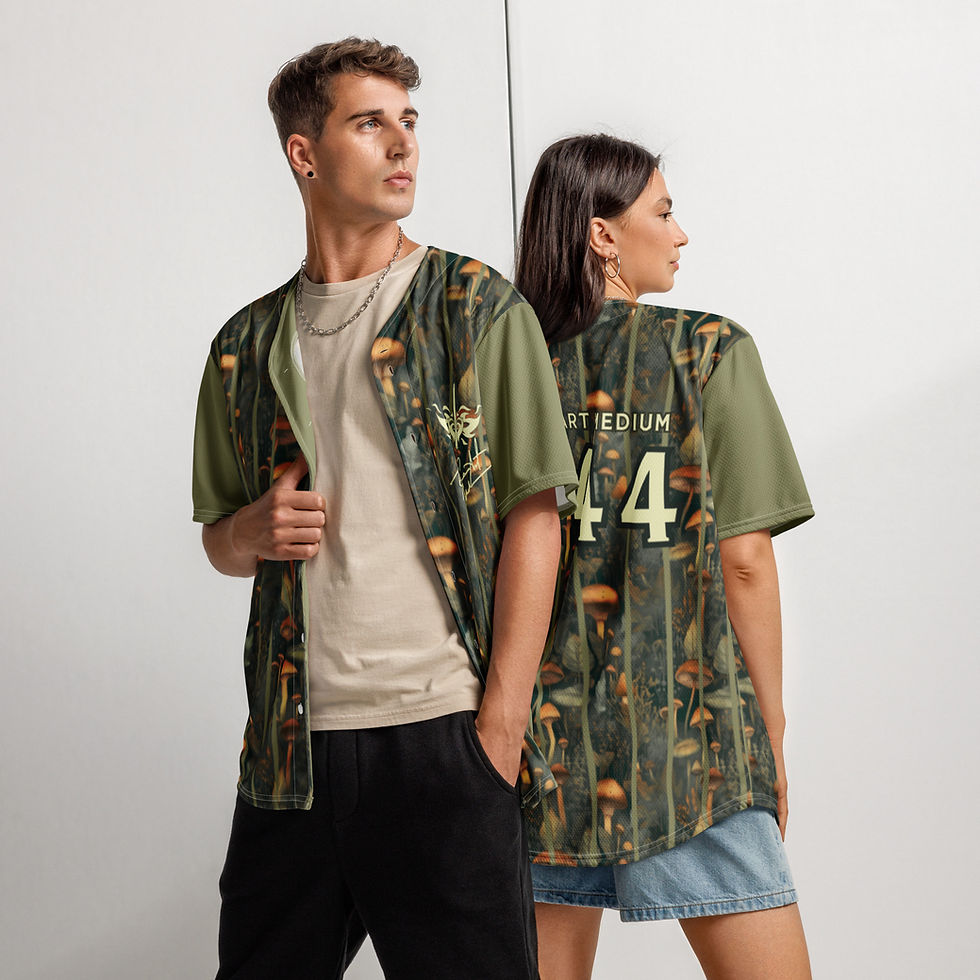 Thumbnail: Fine Art Medium Nature Lover Baseball Jersey