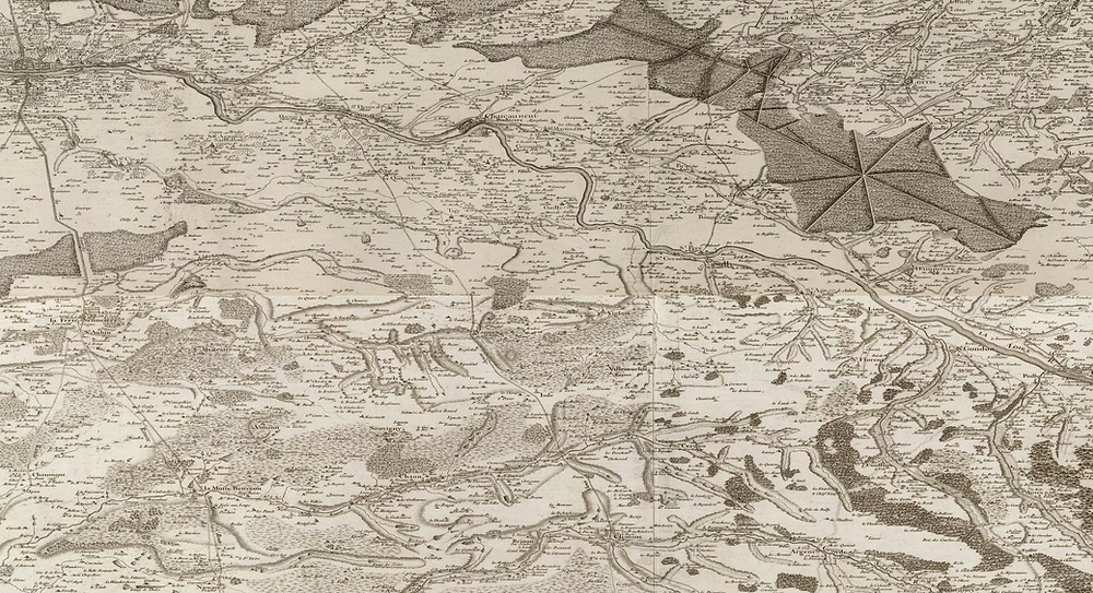 Mapa de Cassini da França