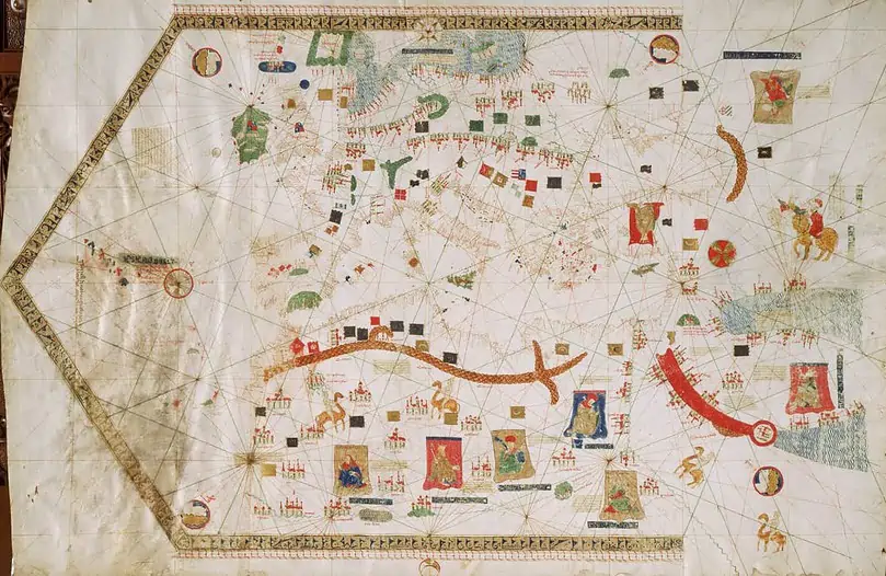 Carta Portulana de Gabriel Vallseca, 1439