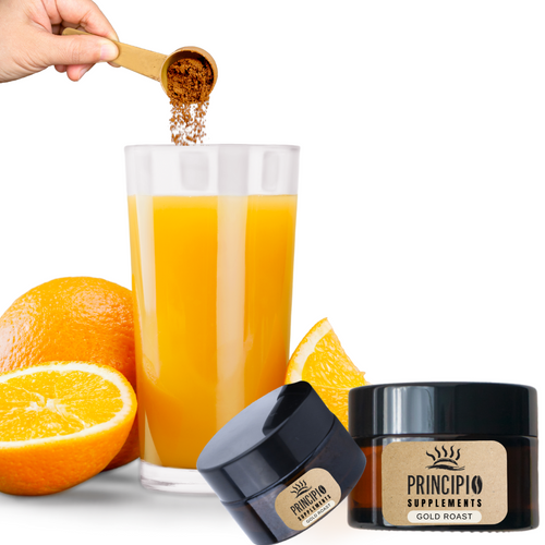 Gold Roast Supplement 2oz Principio Coffee Tea