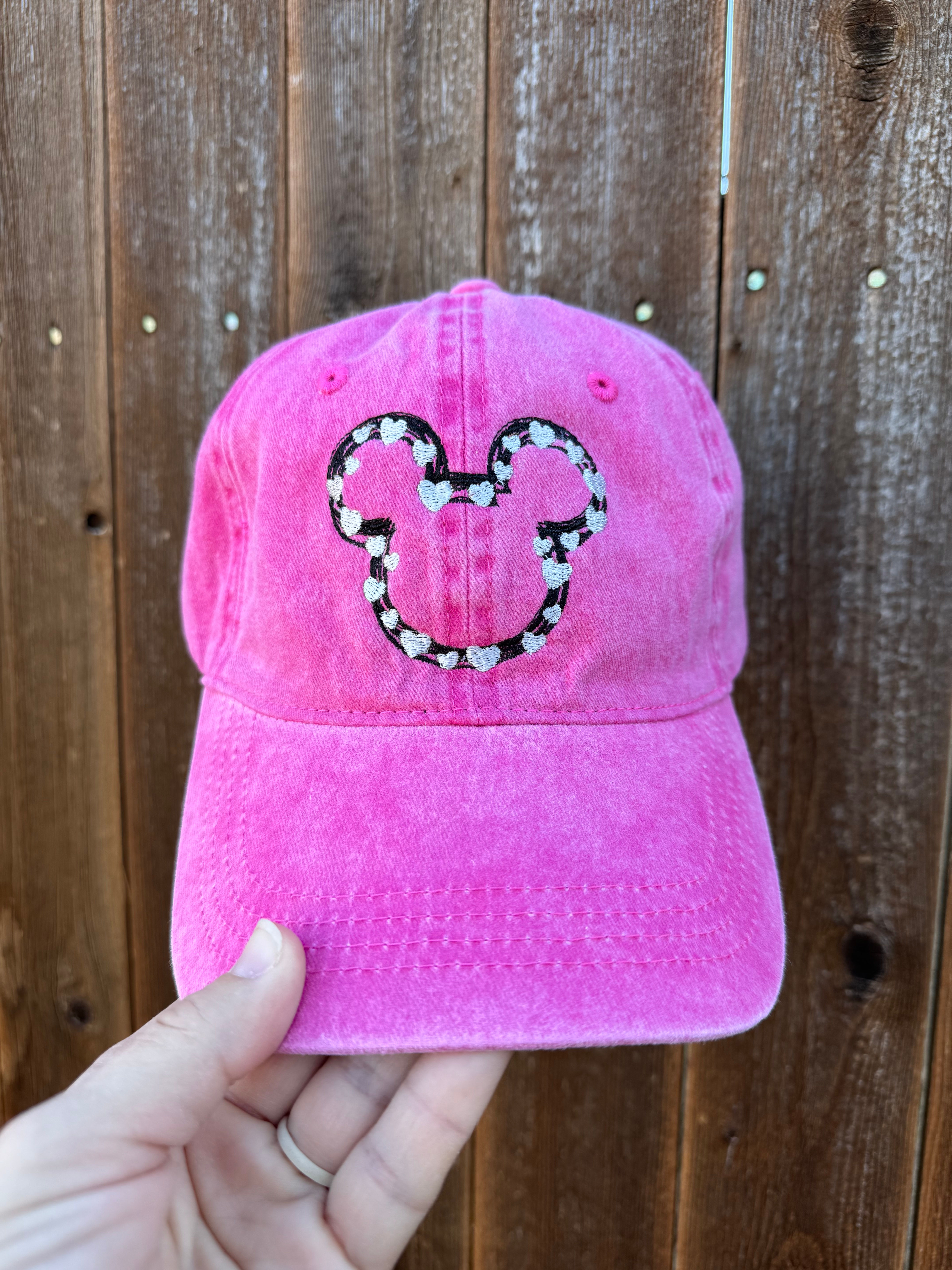 Mickey Heart Wreath Baseball Cap