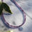 Miniaturbild: Amethyst Kette - spirituelle Entwicklung, Intuition, 3mm, 925er Silber