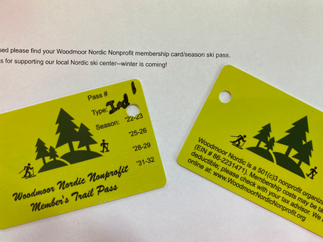 Memberships/season passes are in the mail!