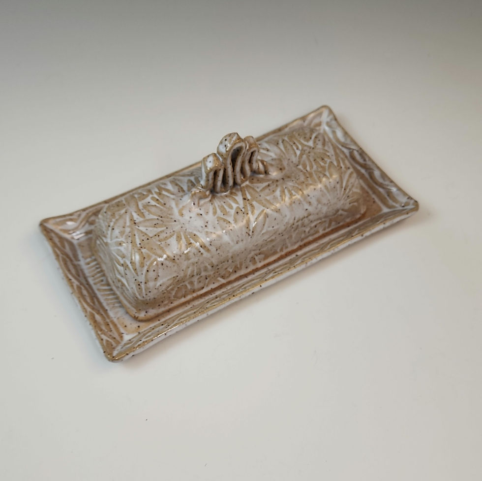 Thumbnail: Butter Dish ~ Covered Butter Dish ~ Pottery Butter Dish ~ Ceramic Butter