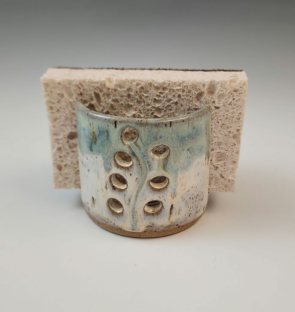 Thumbnail: Sponge Holder ~ Pottery Sponge Holder ~ Kitchen Sponge Holder ~ Sponget