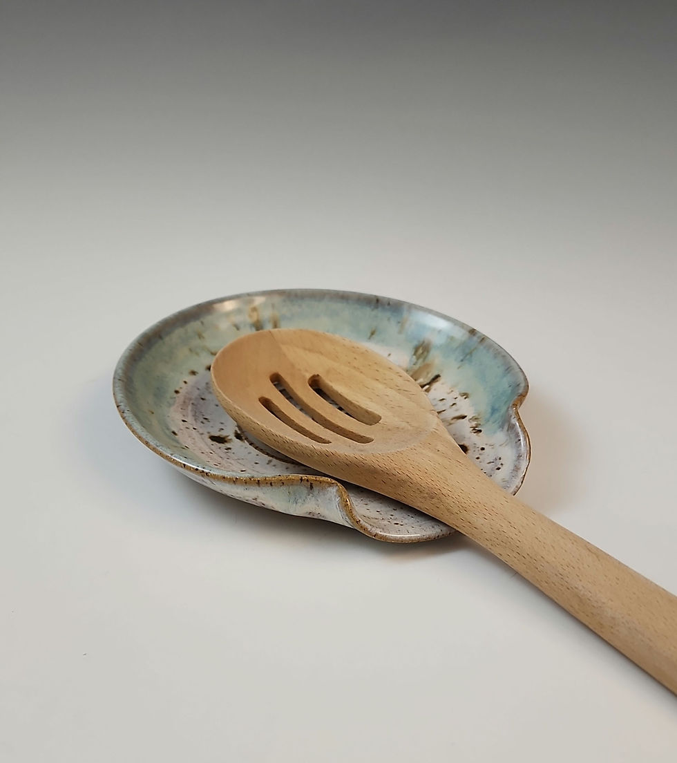 Thumbnail: Spoon Rest ~ Pottery Spoon Rest ~ Spoon Holder
