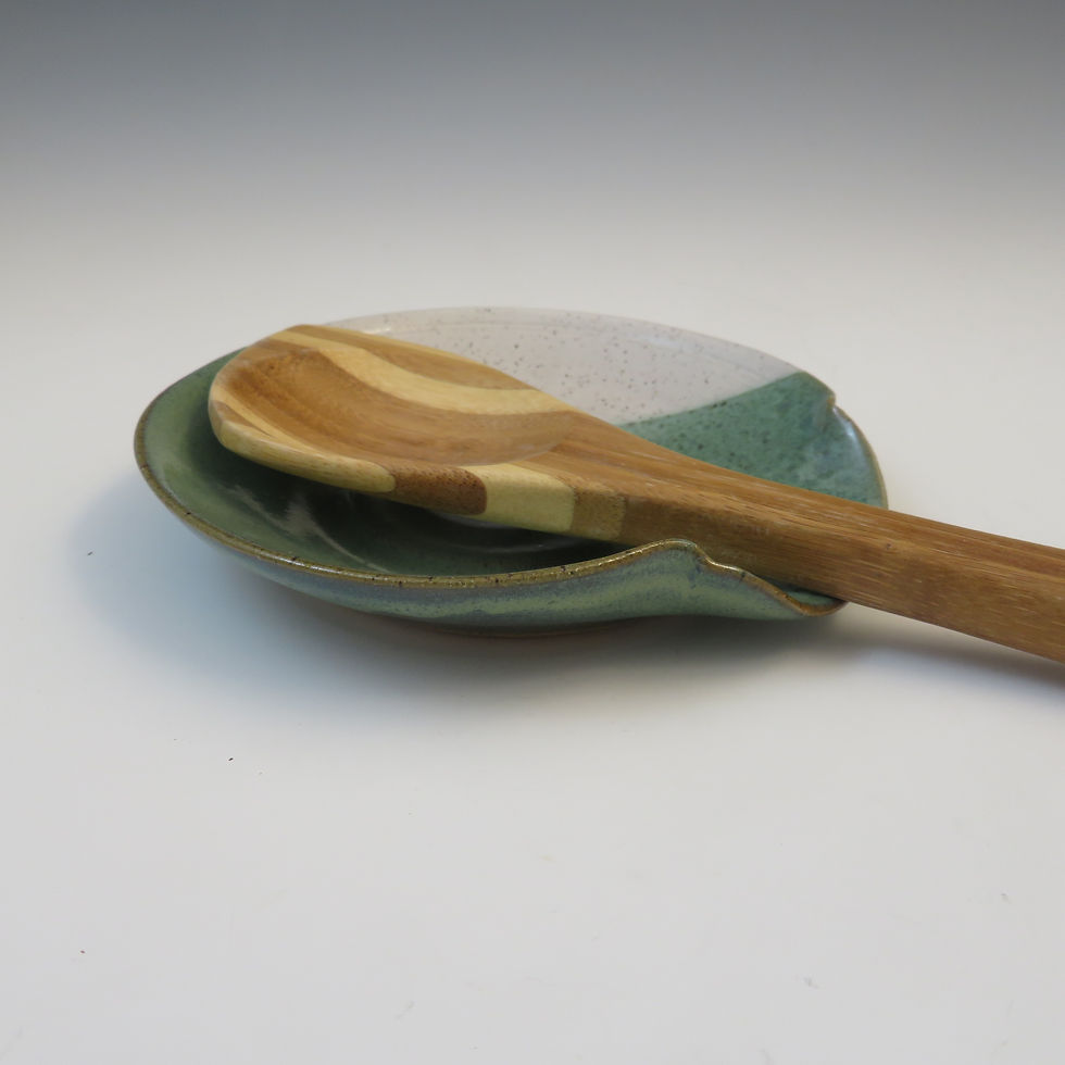 Thumbnail: Spoon Rest ~ Pottery Spoon Rest ~ Spoon Holder