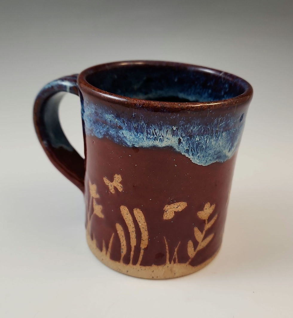 Thumbnail: Mug ~ Flowers & Butterflies ~ Coffee Cup ~ Tea Cup