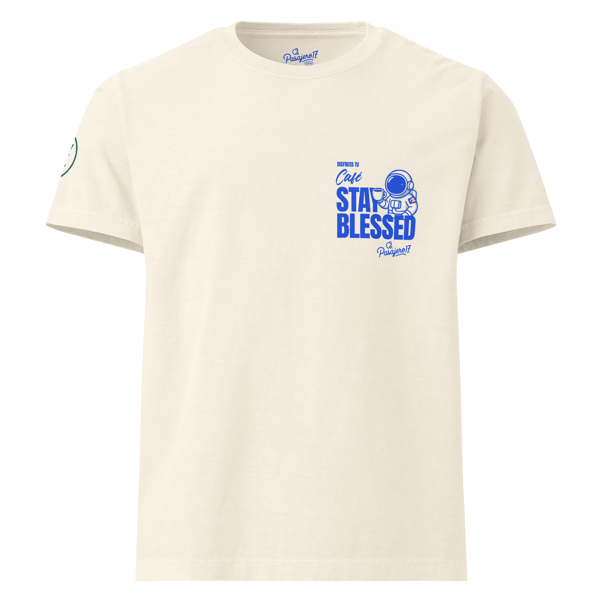 Disfruta Tu Café Stay Blessed Unisex oversized t-shirt