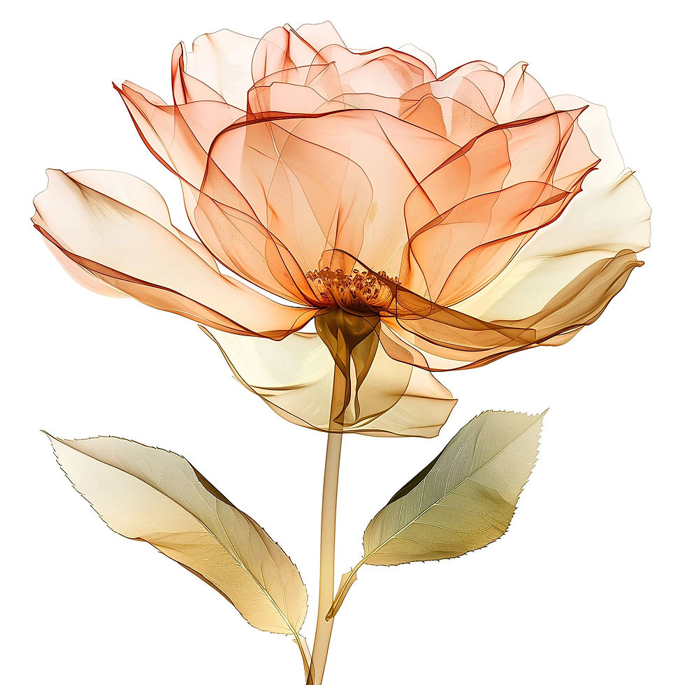 Thumbnail: 10 Abstract Flowers Clipart, Roses Flower, Flowers Print, Digital Download