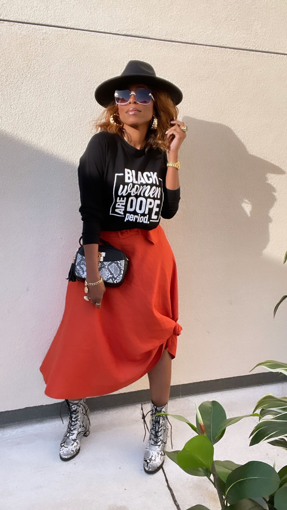 Thumbnail: Black Women Are Dope Period Statement Tee