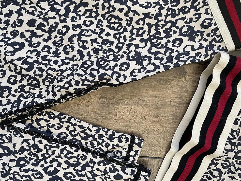Thumbnail: Werk Out-2 pc. Set-Leopard Print