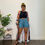 Thumbnail: Leggo High Waist Walking Shorts