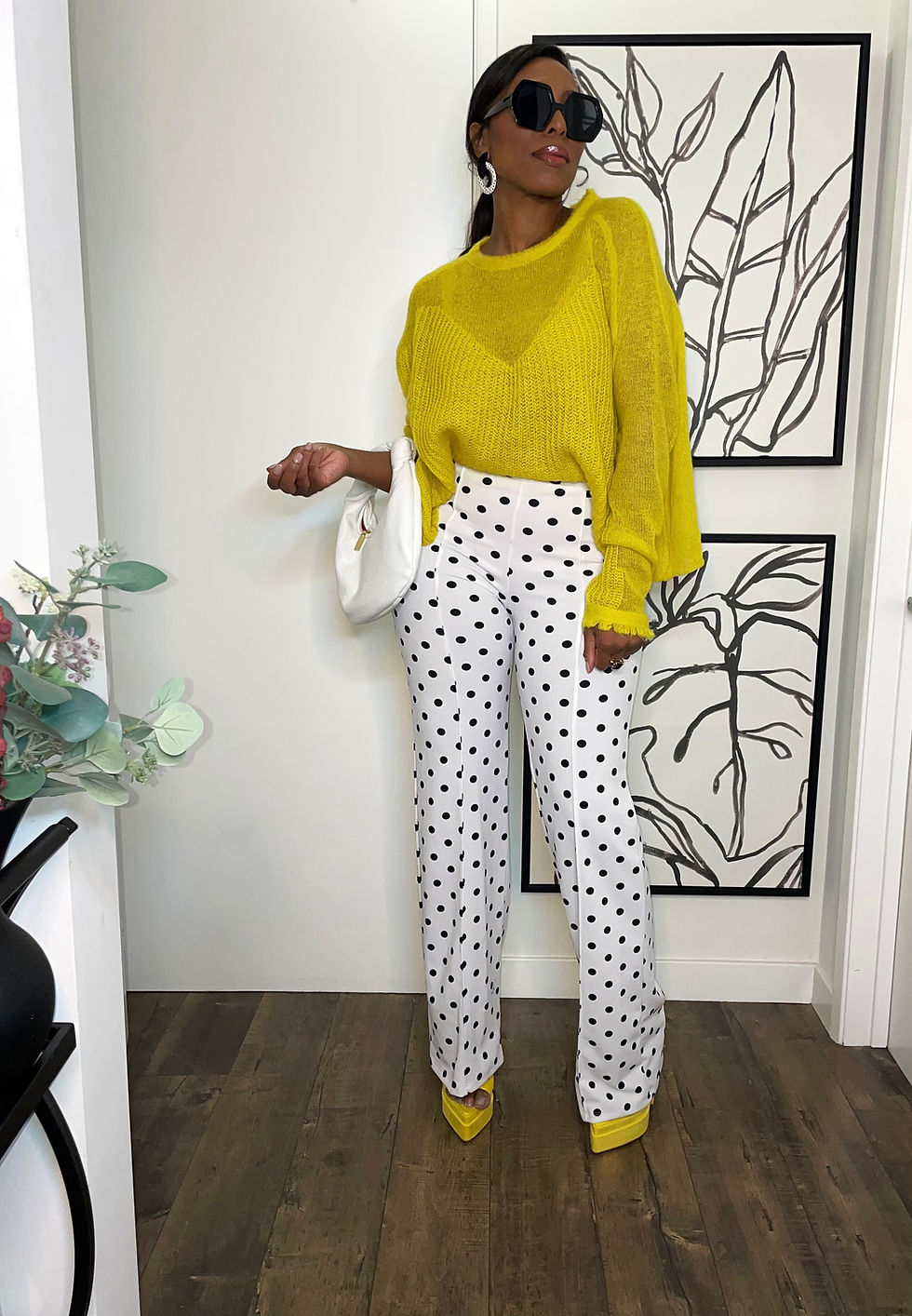 Thumbnail: Dotted White Slacks