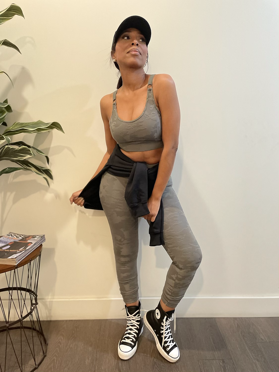 Thumbnail: Werk Out-2 pc. Set-Camo Print