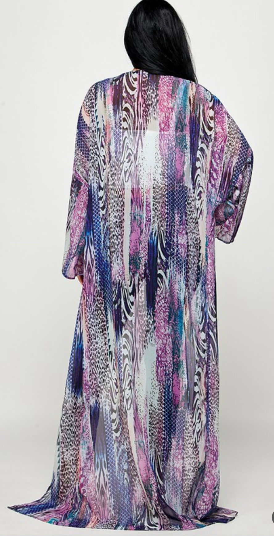 Thumbnail: Purple Hues Kimono Cardigan