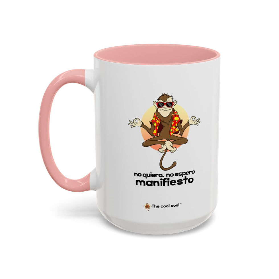 Miniatura: No quiero no espero manifiesto - Accent Coffee Mug (11, 15oz)