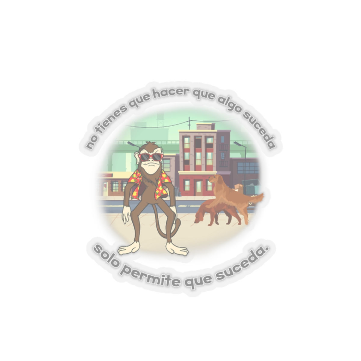 No tienes que tienes que hacer que algo suceda, solo de permite que suceda