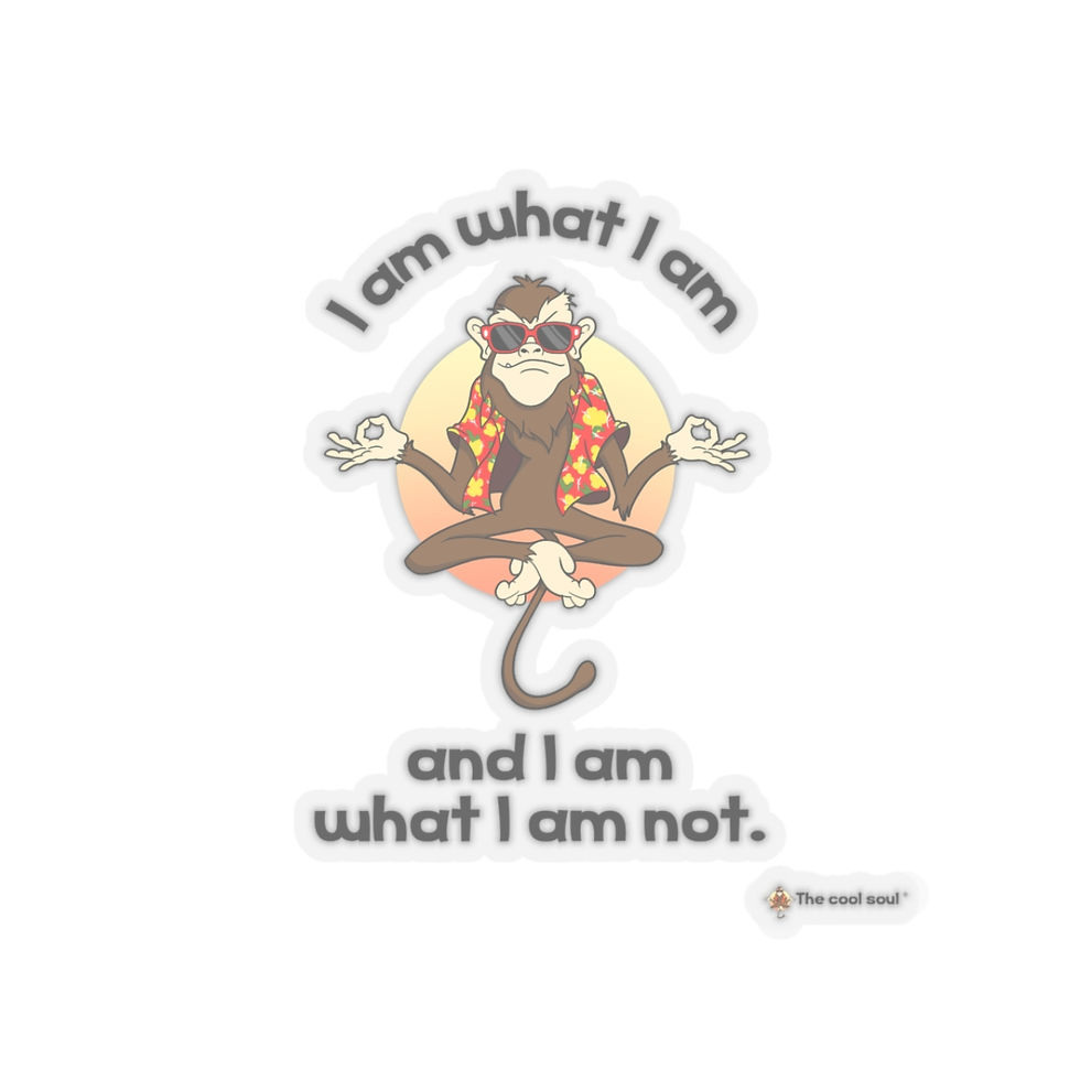Thumbnail: I am what I am and I am what I am not - Kiss-Cut Stickers