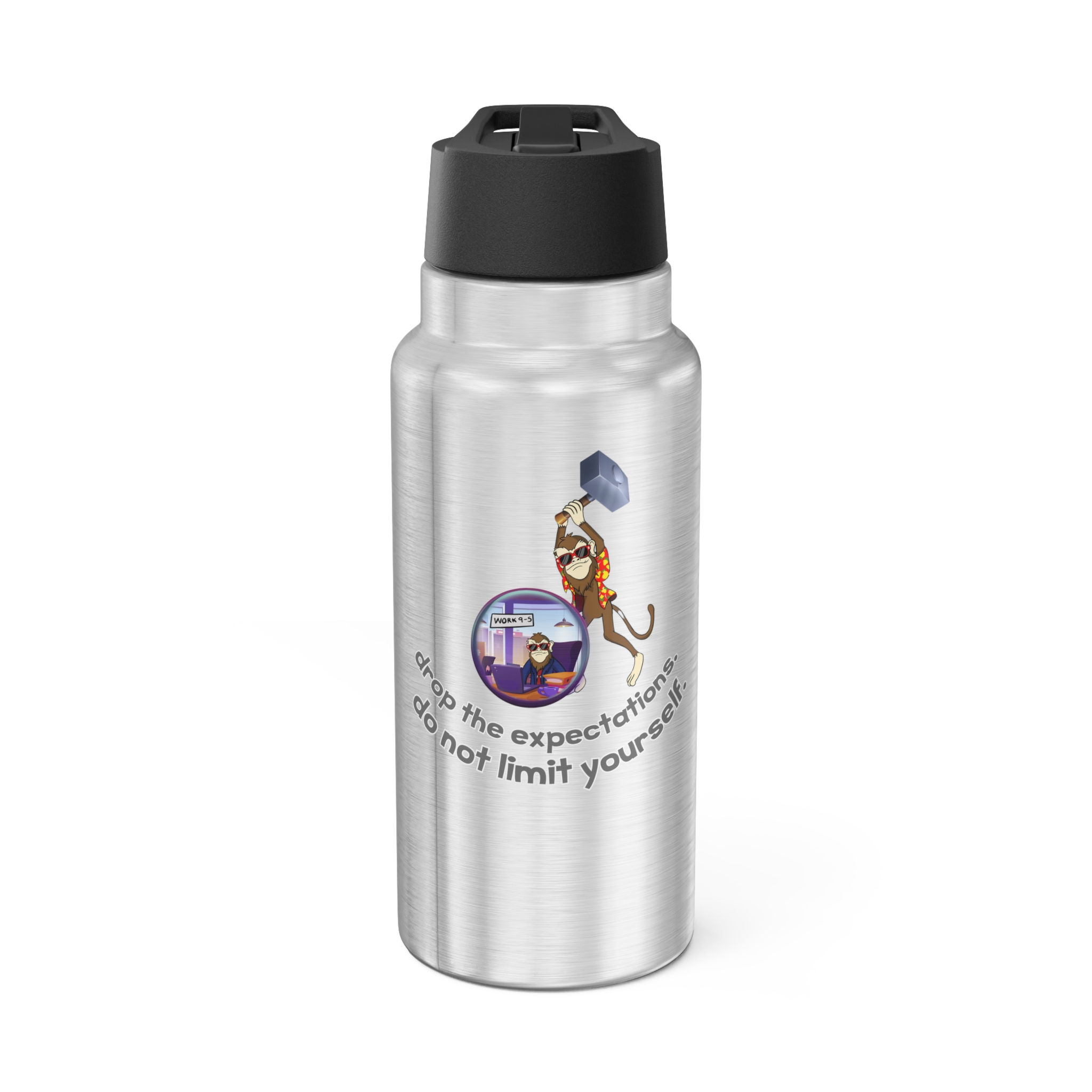 Drop the expectations. Do not limit yourself - Gator Tumbler, 32oz