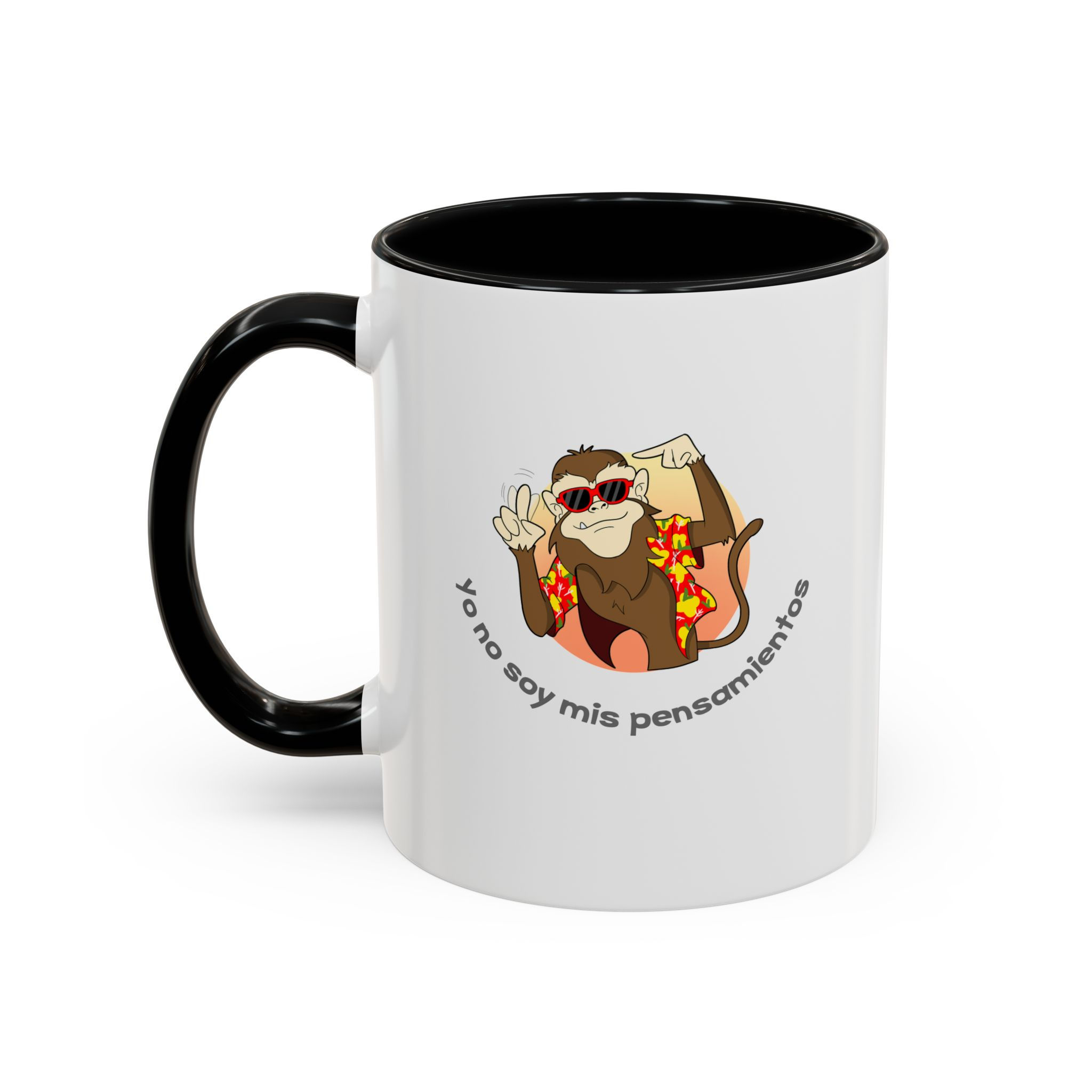 Yo no soy mis pensamientos - Accent Coffee Mug (11, 15oz)