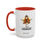 Thumbnail: No quiero no espero manifiesto - Accent Coffee Mug (11, 15oz)