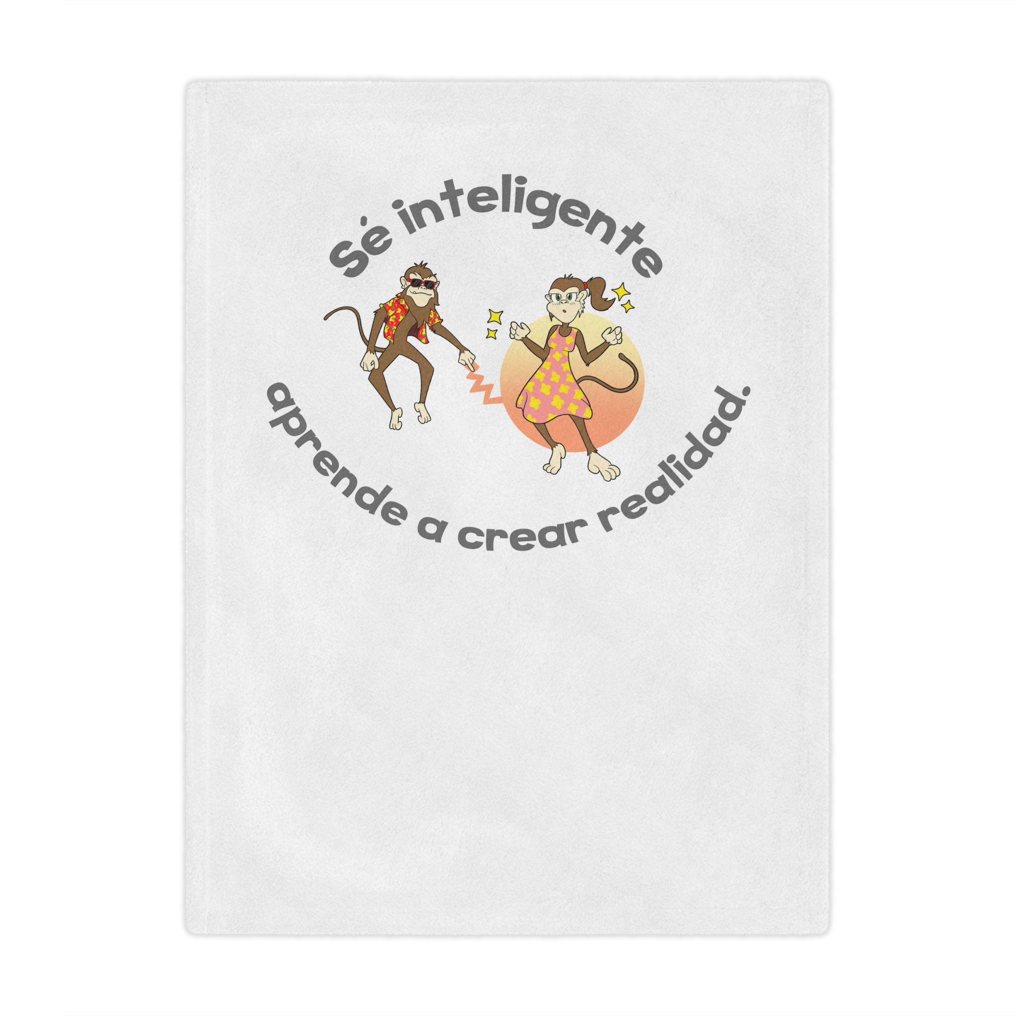 Se inteligente, aprende a crear realidad- Microfiber Blanket