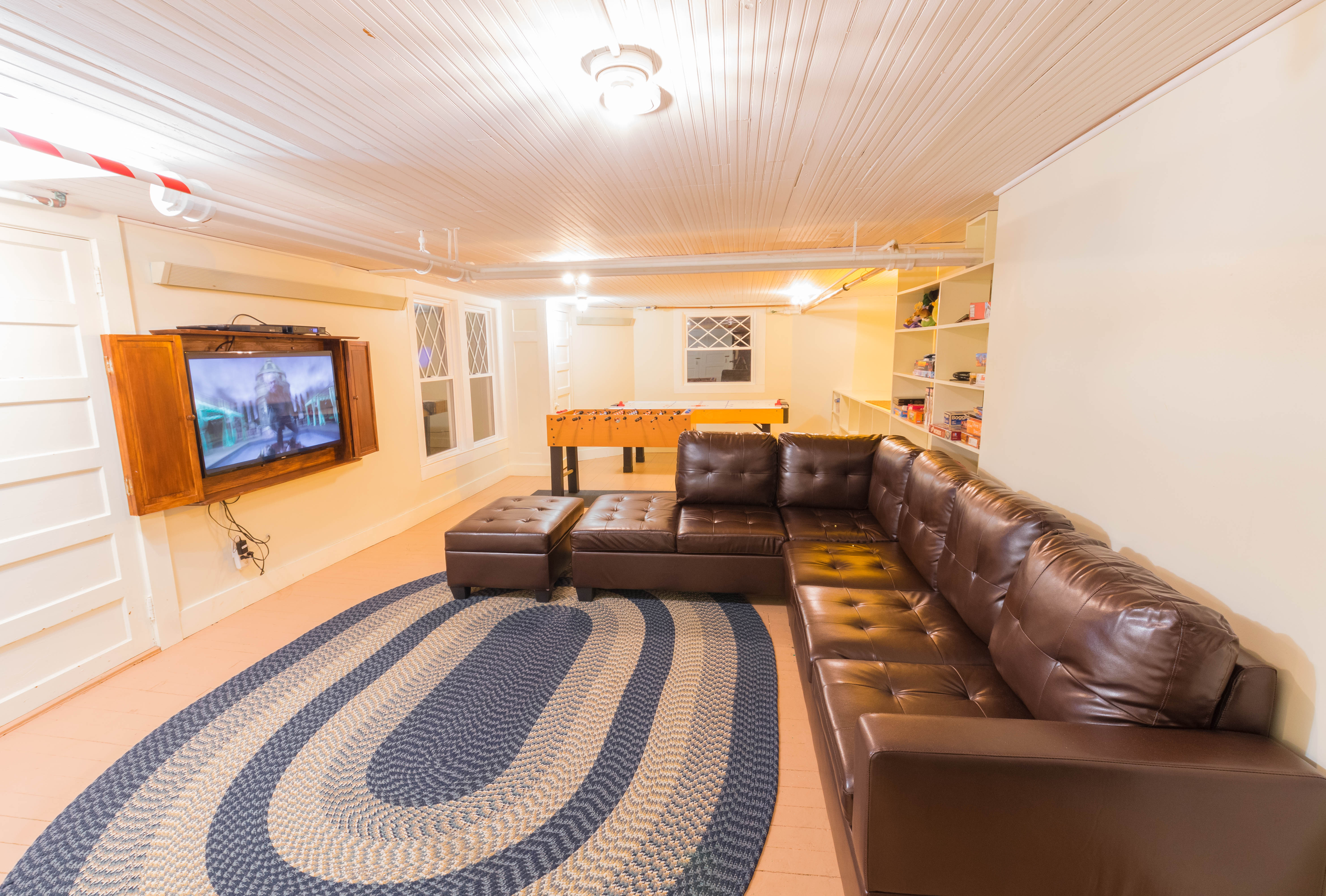 Game Room with Air Hockey, Foosball
