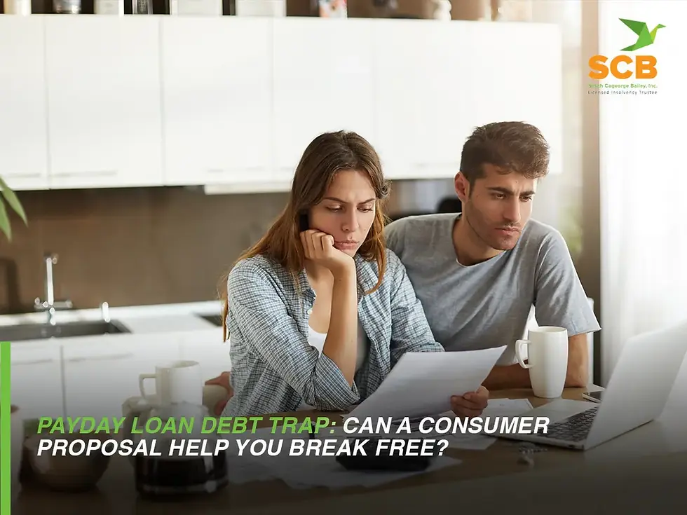 a couple in Calgary stuck in a Payday Loan Debt Trap