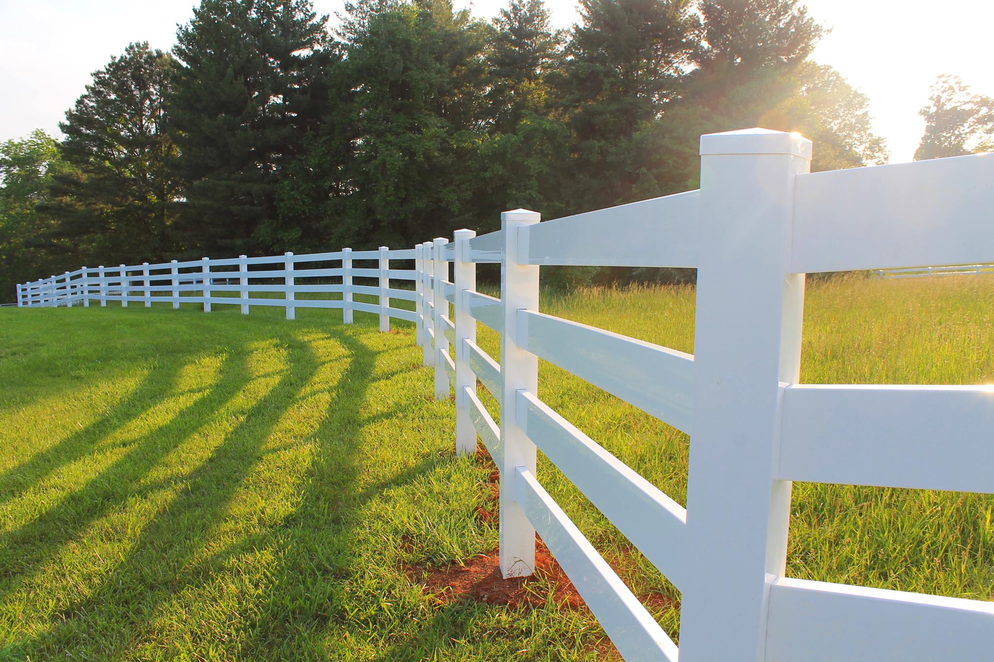 Vinyl Fencing Straight Line Fence Clarksville, TN Photos
