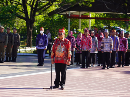 Peringati Hari Jadi ke-66 Kalteng, Pemprov Gelar Ziarah dan Tabur Bunga di Taman Makam Pahlawan