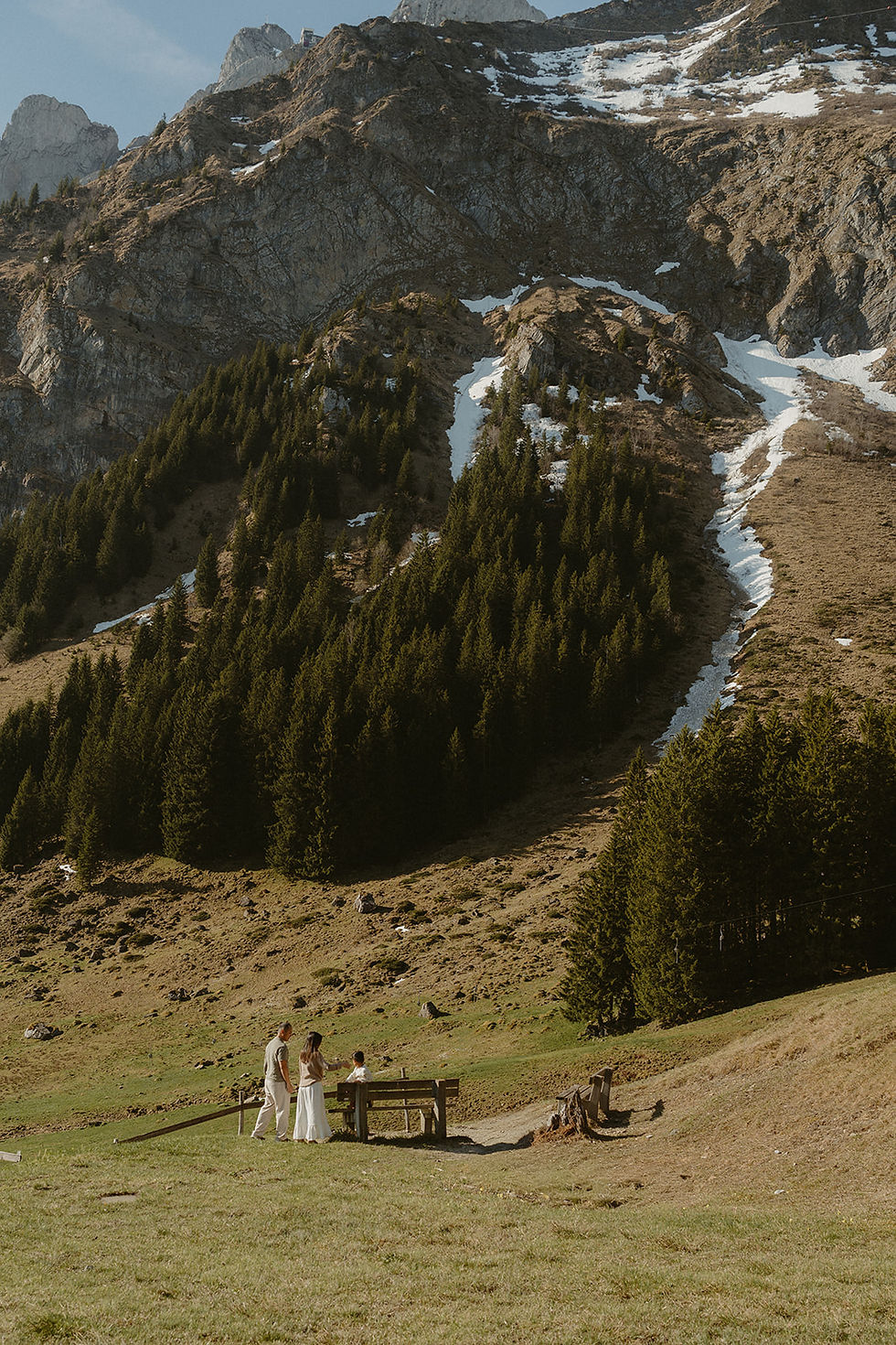 Family adventure photoshoot on Mt. Pilatus with breathtaking views of the Swiss Alps