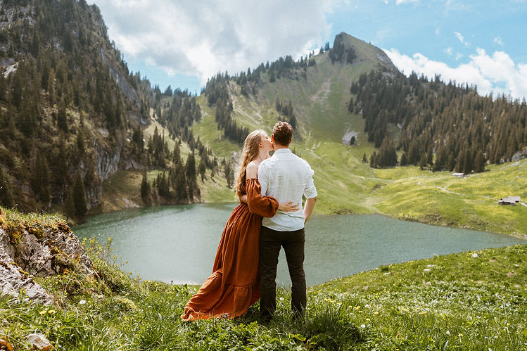 Engagement Photoshoot for Couple in Switzerland