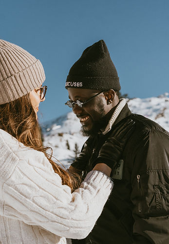 Winer proposal in Engelberg Switzerland