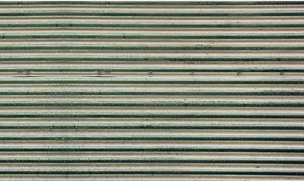 Corrigated iron background design