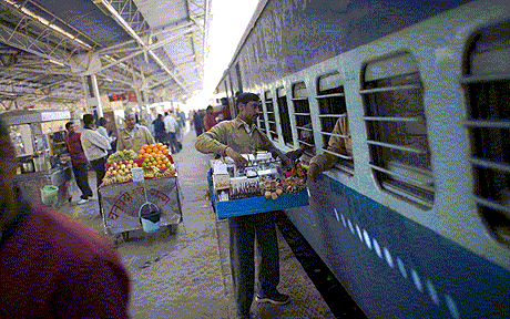 Vendors at Train Station