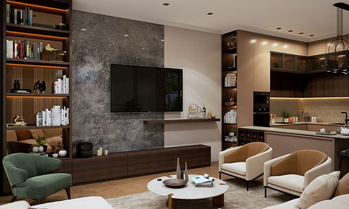 tuzla modern villa iç tasarımı salon