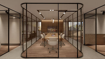 KMC Grup ofis toplantı odası cam duvar tasarım