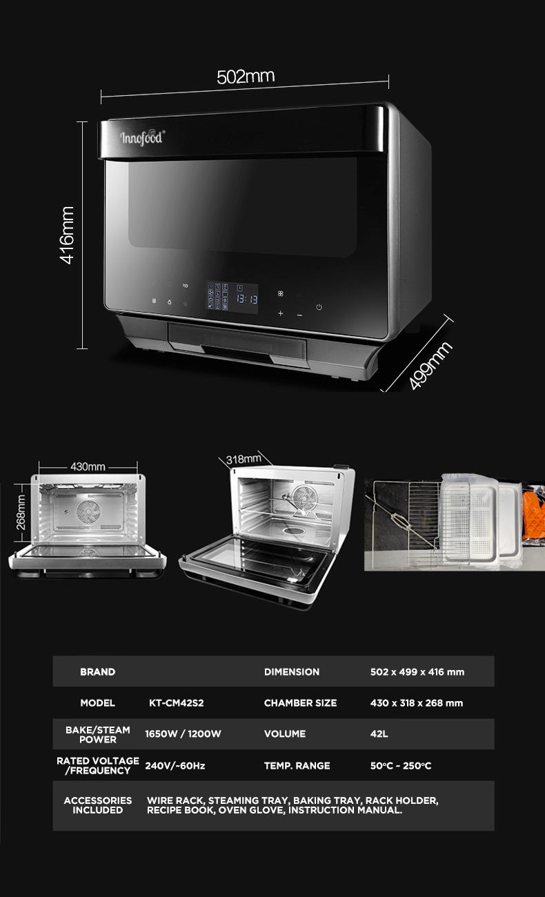 Innofood Digital Steam Convection Oven Innofood Official Store Malaysia