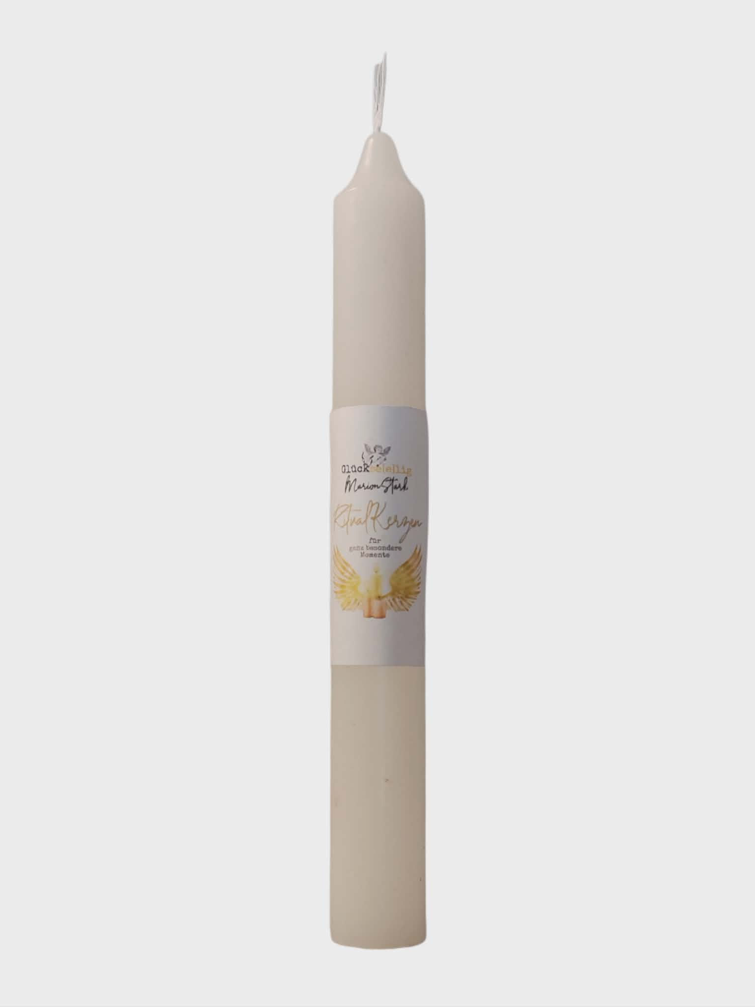 Zauberhafte RitualKerze WEISS