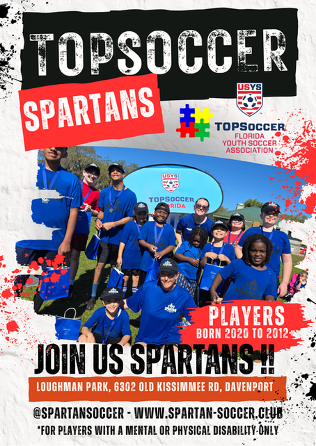 TOPSOCCER - REGISTRATION OPEN!!