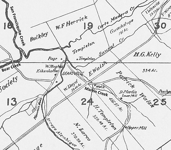 Searsville map