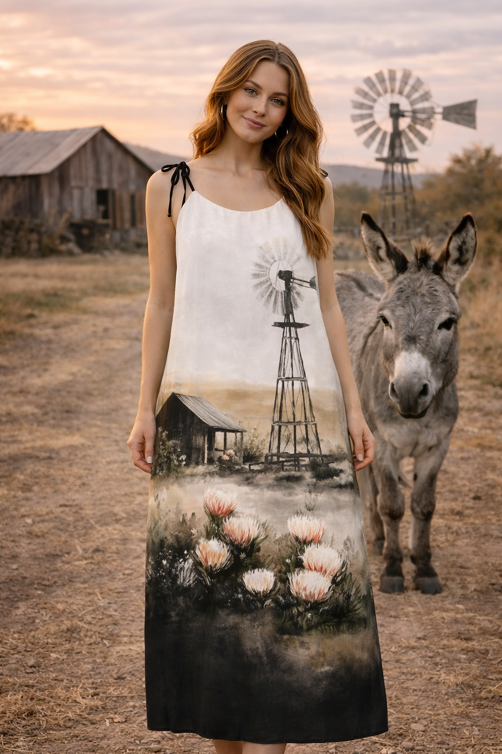Thumbnail: Karoo Liefde  2 - Drawstring  Flow Dress